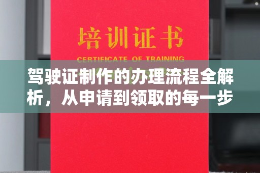 西林驾驶证制作的办理流程全解析，从申请到领取的每一步