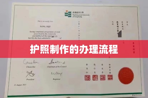 西林护照制作的办理流程
