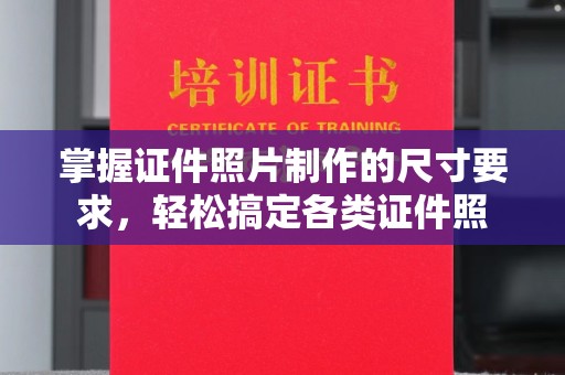 西林掌握证件照片制作的尺寸要求，轻松搞定各类证件照