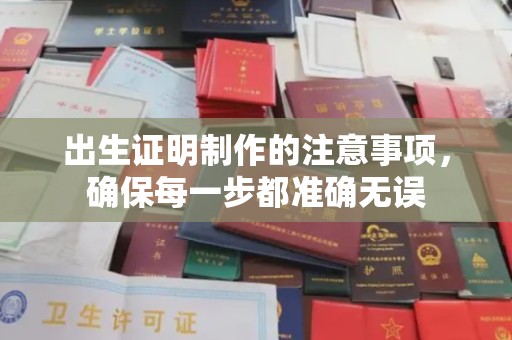 西林出生证明制作的注意事项，确保每一步都准确无误