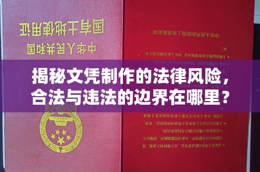 西林揭秘文凭制作的法律风险，合法与违法的边界在哪里？