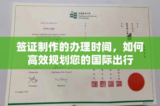 西林签证制作的办理时间，如何高效规划您的国际出行