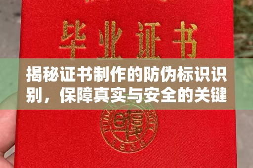 西林揭秘证书制作的防伪标识识别，保障真实与安全的关键