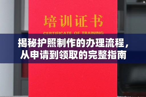西林揭秘护照制作的办理流程，从申请到领取的完整指南