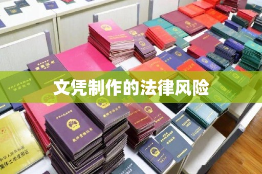 西林文凭制作的法律风险