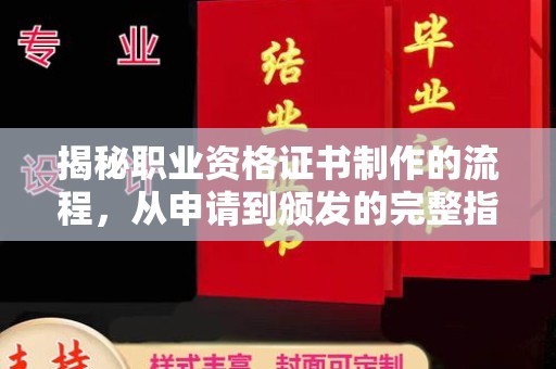 西林揭秘职业资格证书制作的流程，从申请到颁发的完整指南