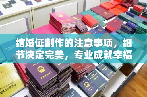 西林结婚证制作的注意事项，细节决定完美，专业成就幸福