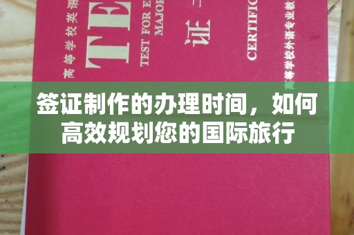 西林签证制作的办理时间，如何高效规划您的国际旅行